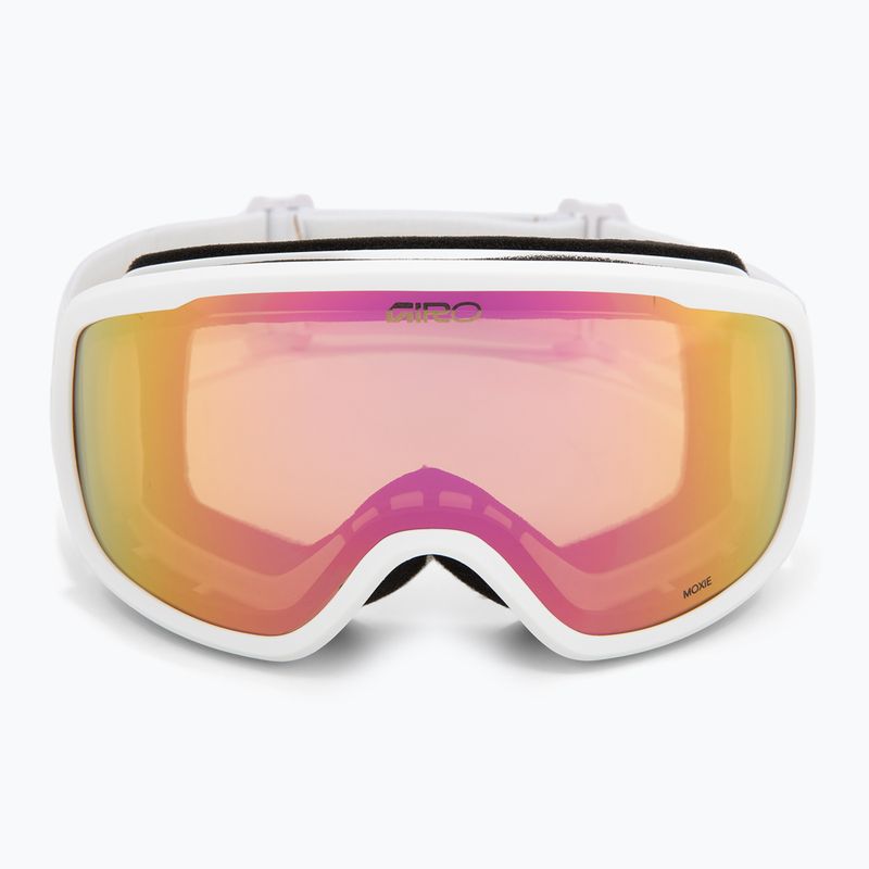Maschera da sci donna Giro Moxie white stacked/amber pink/yellow 3