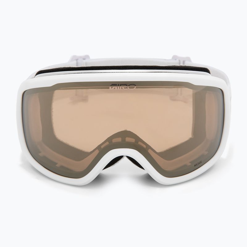 Maschera da sci donna Giro Moxie white stacked/amber gold/yellow 3