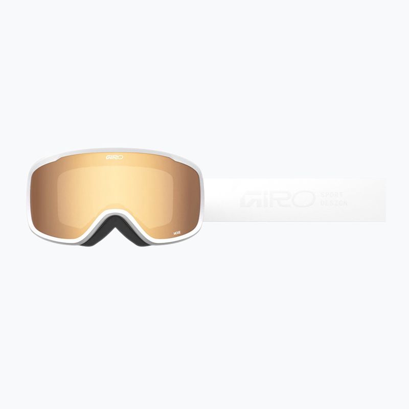 Maschera da sci donna Giro Moxie white stacked/amber gold/yellow 6