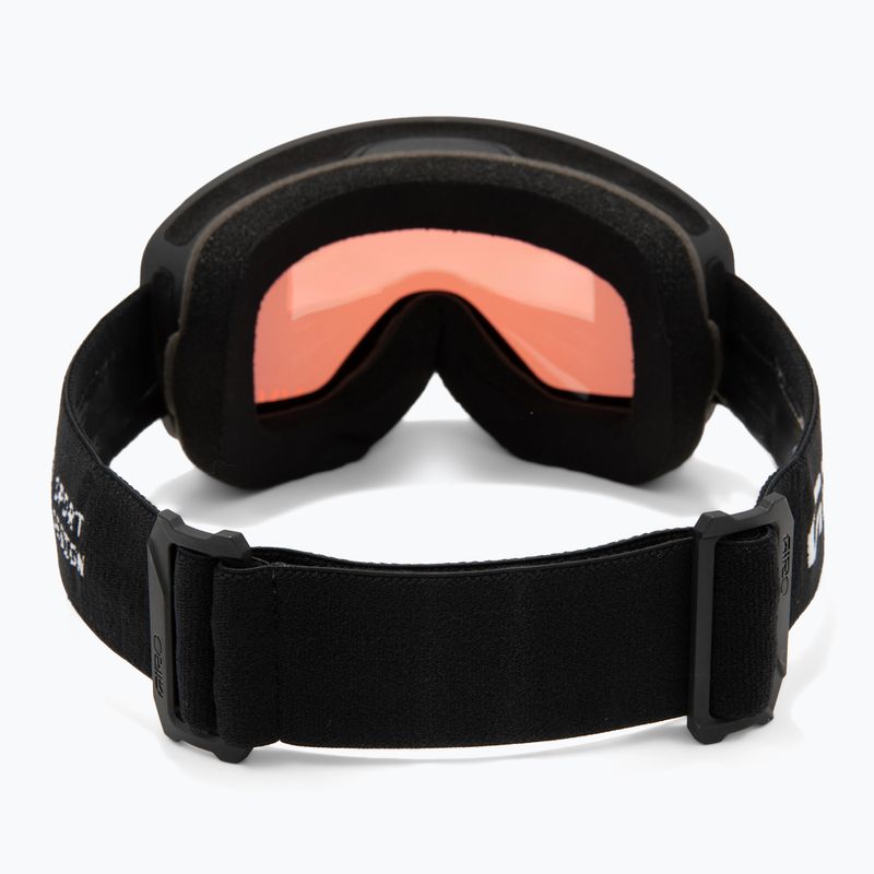 Maschera da sci Giro Ringo black stacked/vivid ember 3