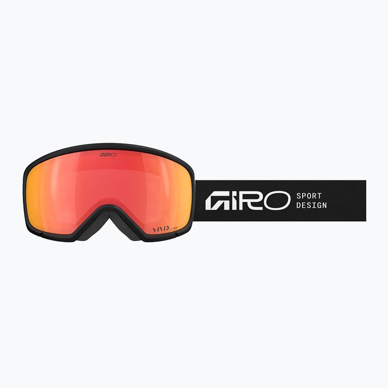 Maschera da sci Giro Ringo black stacked/vivid ember 5
