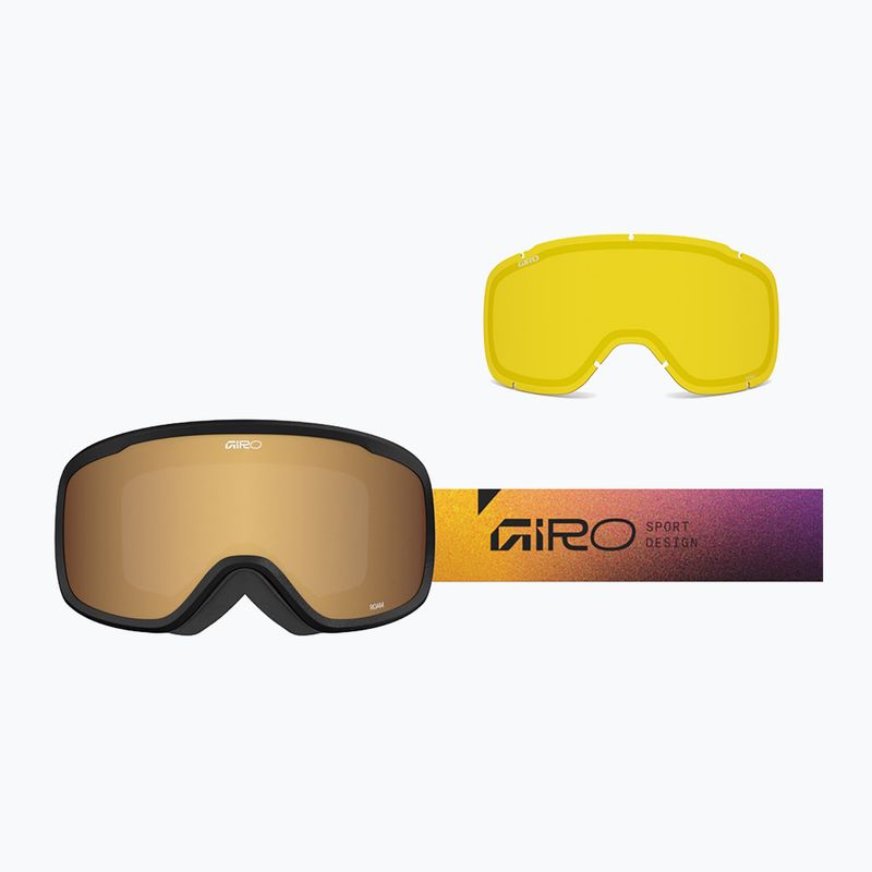 Maschere da sci Giro Roam purple faded/amber gold/yellow 2