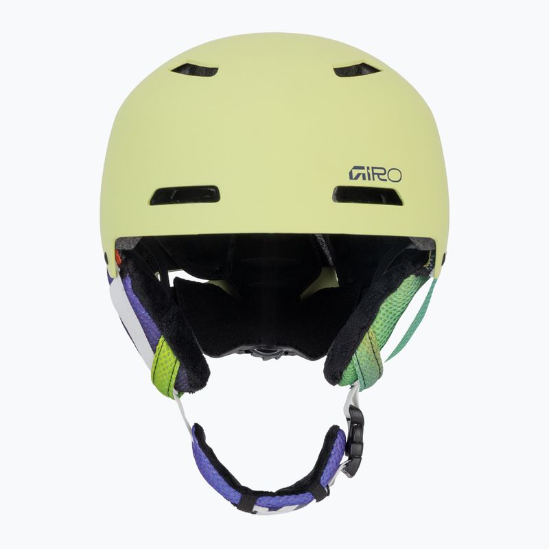 Casco da sci bambino Giro Crue matte fluorescent green 2