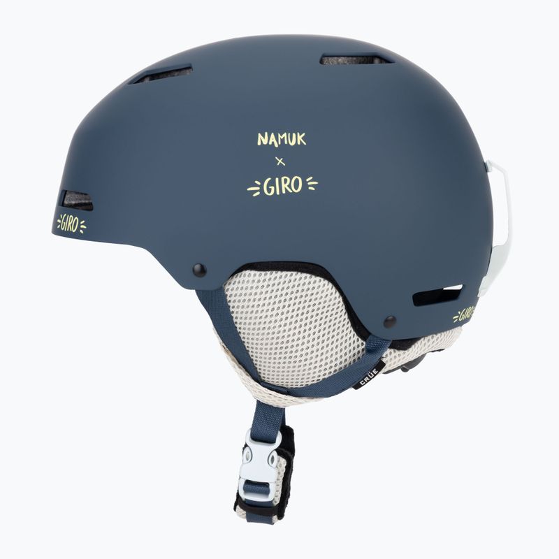 Casco da sci per bambini Giro Crue  matte dark blue namuk 3