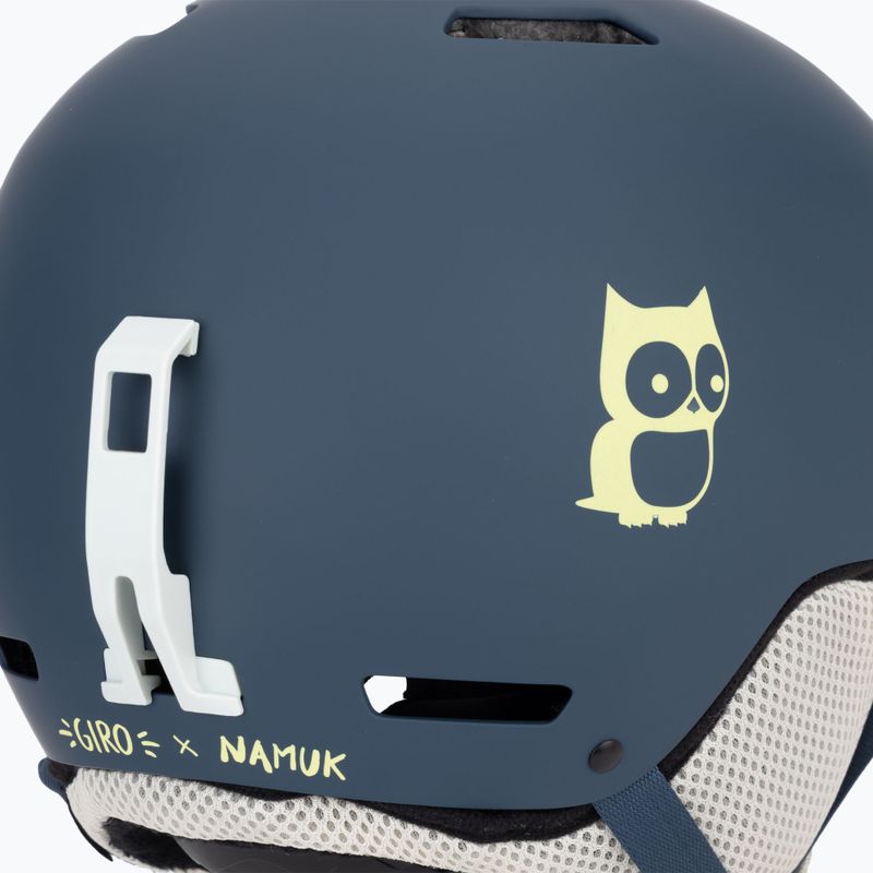 Casco da sci per bambini Giro Crue  matte dark blue namuk 10