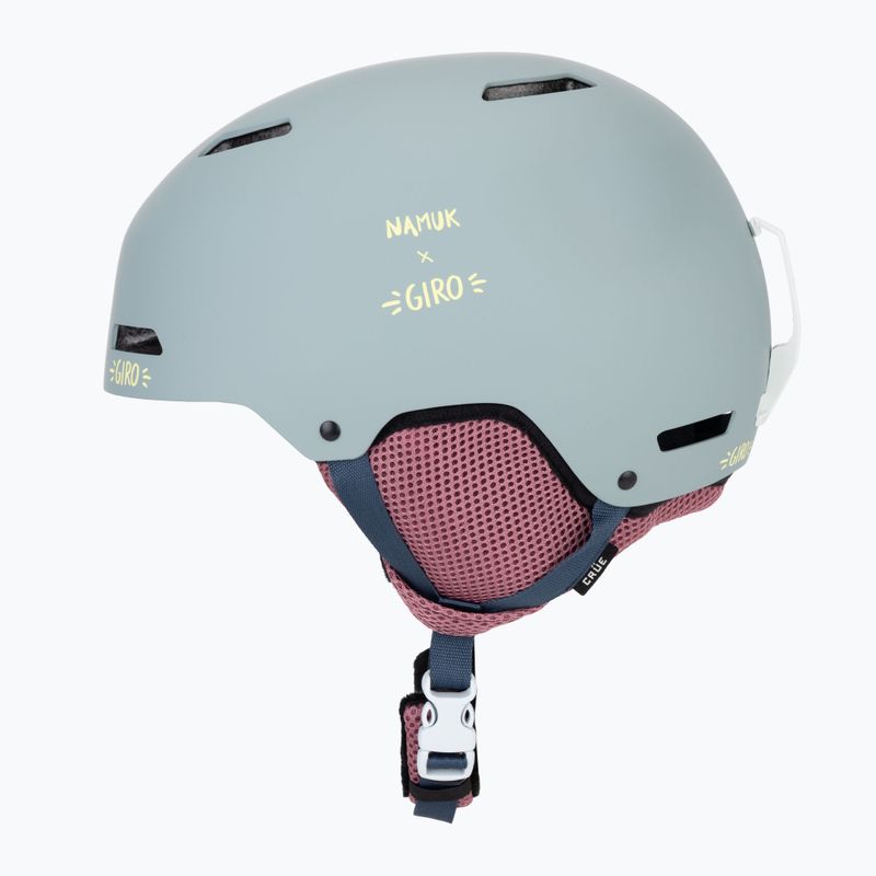 Casco da sci per bambini Giro Crue matte light blue namuk 3