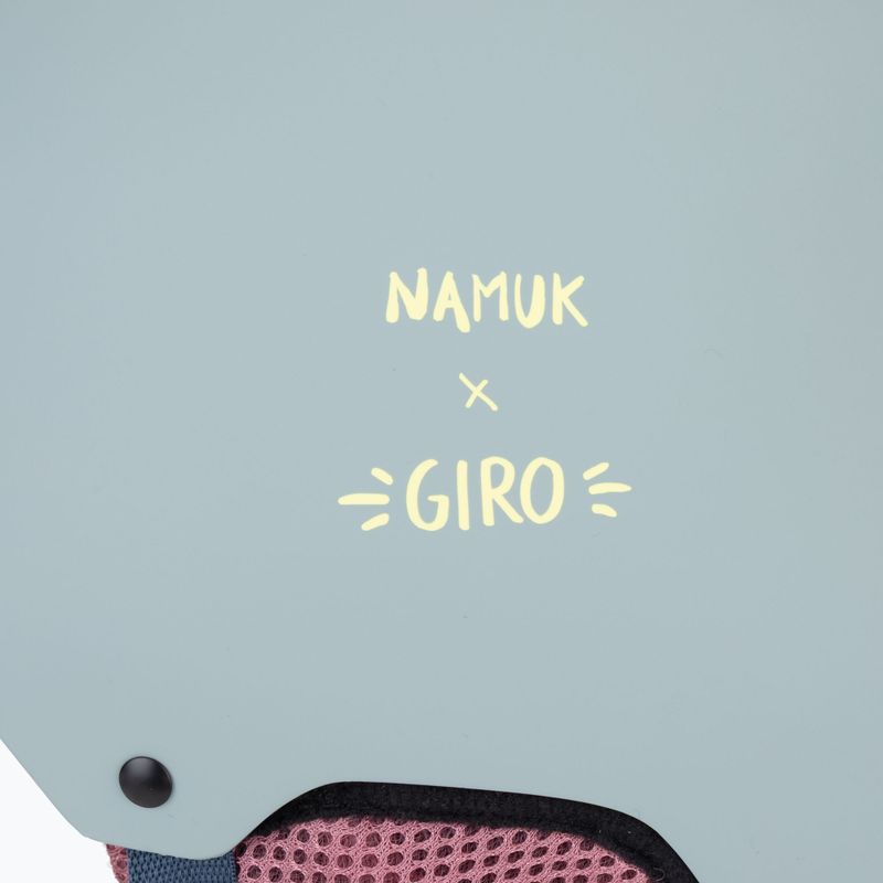 Casco da sci per bambini Giro Crue matte light blue namuk 8