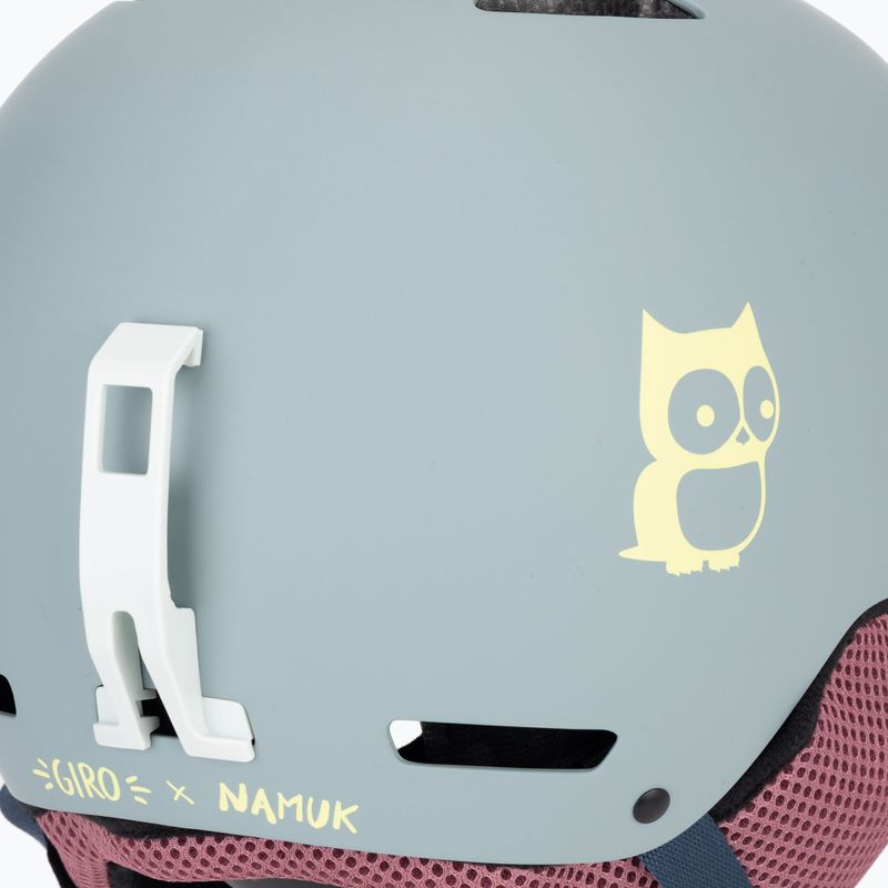 Casco da sci per bambini Giro Crue matte light blue namuk 9