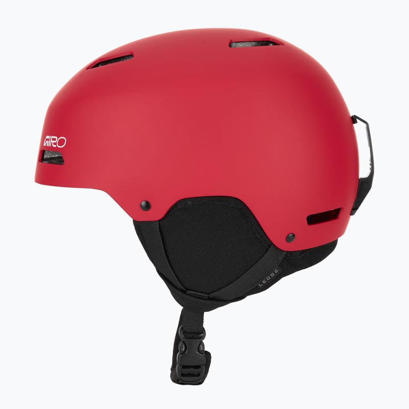 Casco da sci Giro Ledge FS matte red 3