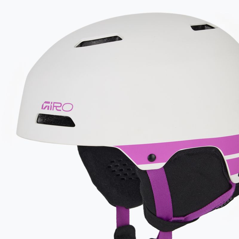 Casco da sci Giro Ledge FS matte white pink 7