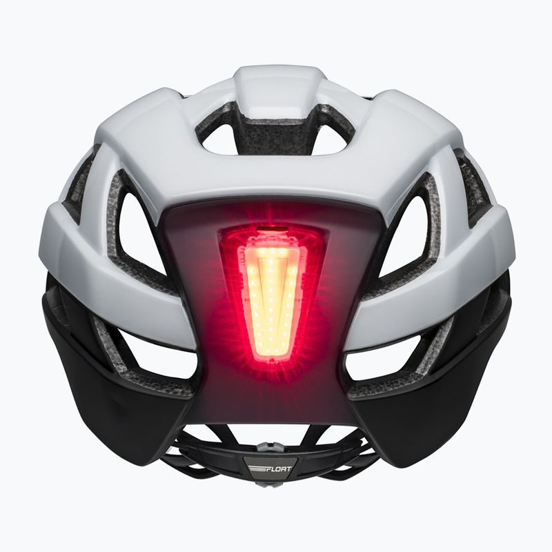 Bell Falcon XR Led Integrated MIPS casco da bici bianco lucido opaco/nero 3