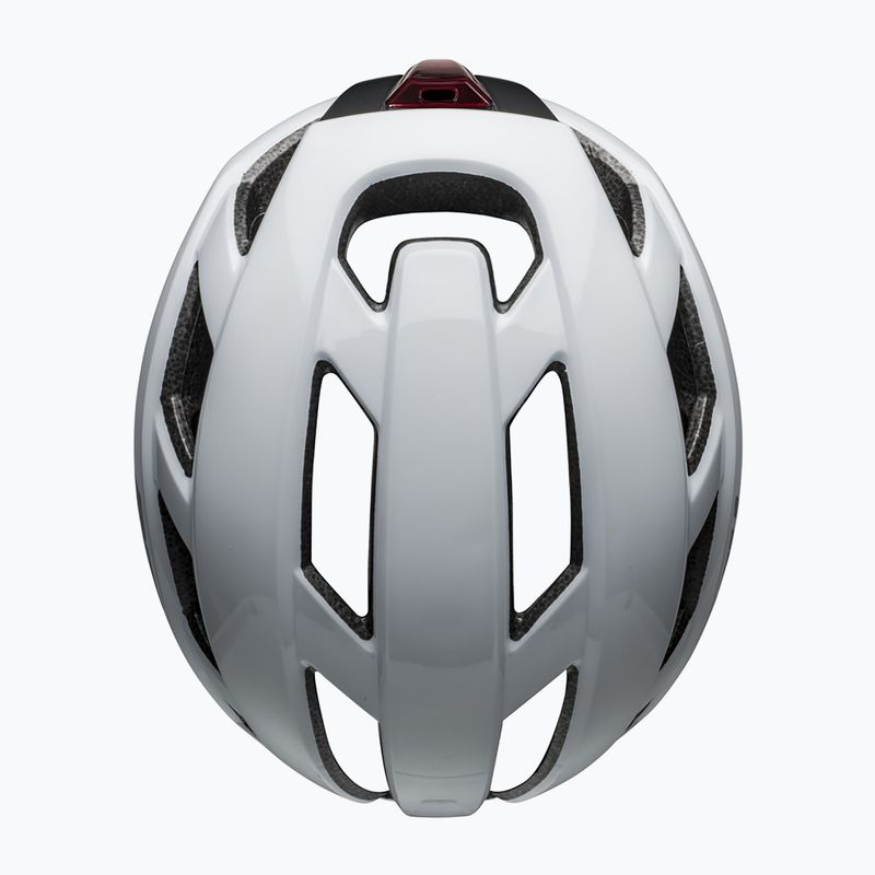 Bell Falcon XR Led Integrated MIPS casco da bici bianco lucido opaco/nero 4