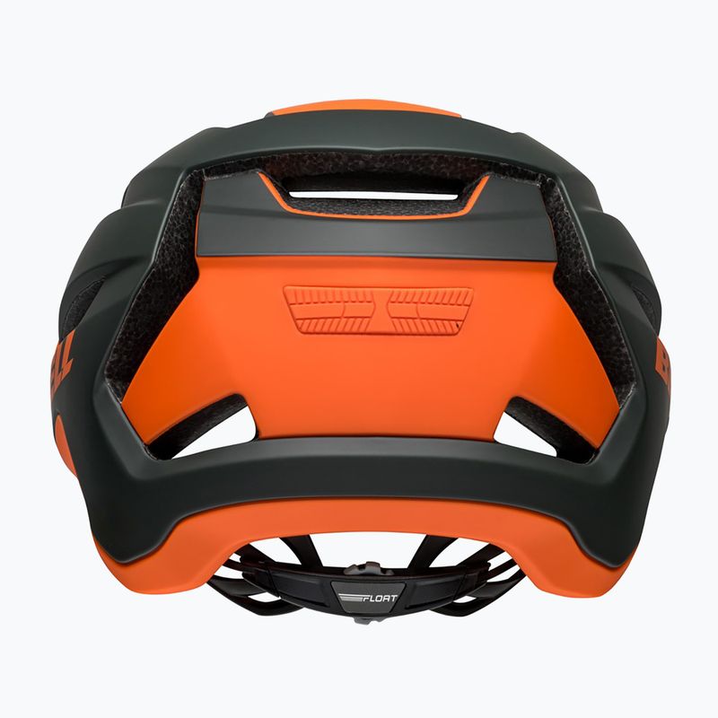Casco da bici Bell 4Forty Air Integrated MIPS verde scuro/arancio opaco 3