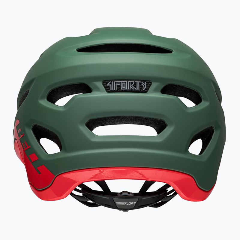 Casco da bici Bell 4Forty verde scuro/infrarossi lucido 3