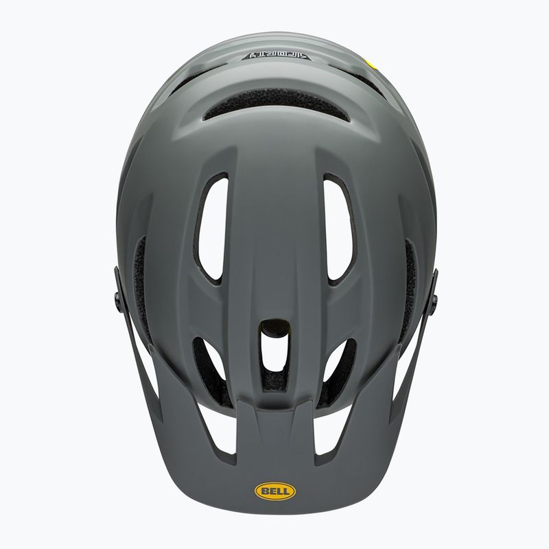 Casco da bici Bell 4Forty grigio/giallo lucido 4
