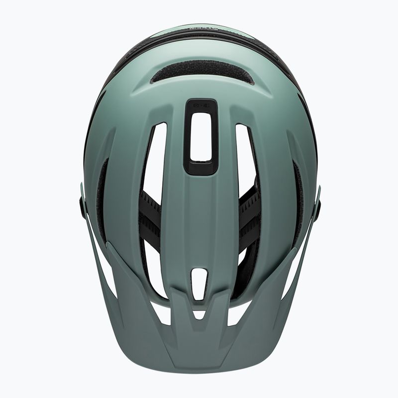 Casco da bici Bell Sixer Integrated MIPS verde scuro/nero 4
