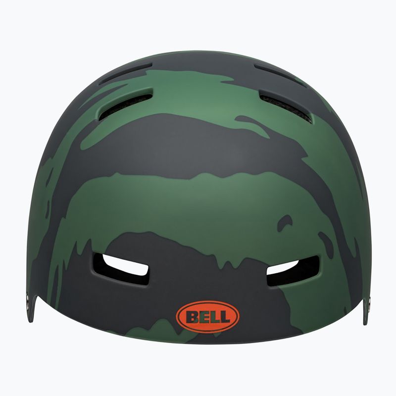 Casco Bell Span Jr per bambini verde opaco/arancione 3