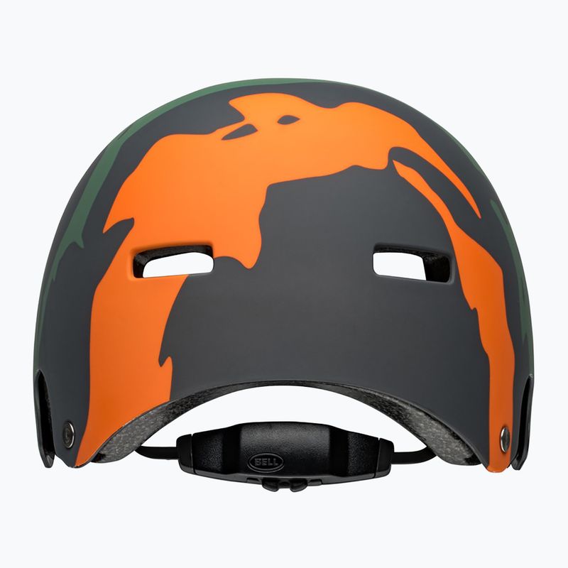 Casco Bell Span Jr per bambini verde opaco/arancione 4