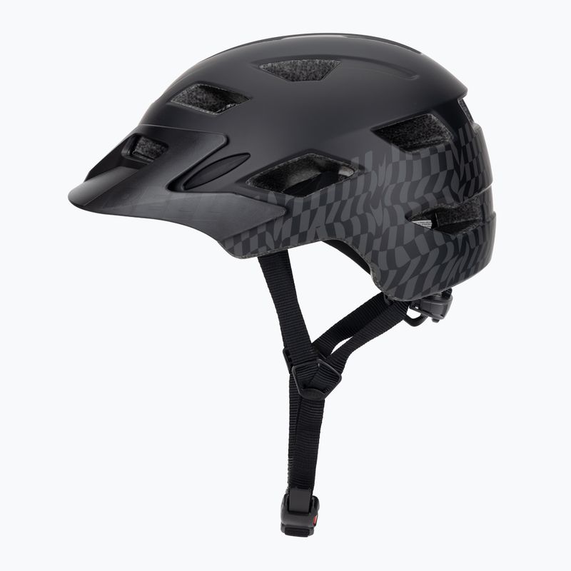 Casco da bici per bambini Bell Sidetrack a quadri ondulati/nero opaco 3