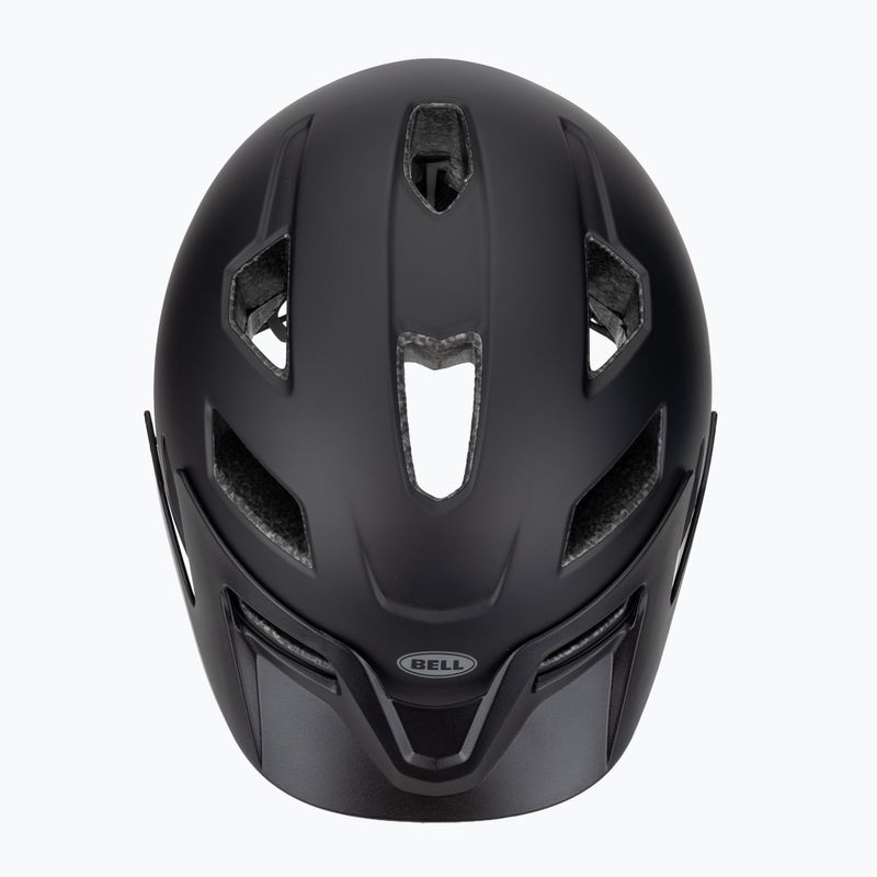 Casco da bici per bambini Bell Sidetrack a quadri ondulati/nero opaco 6