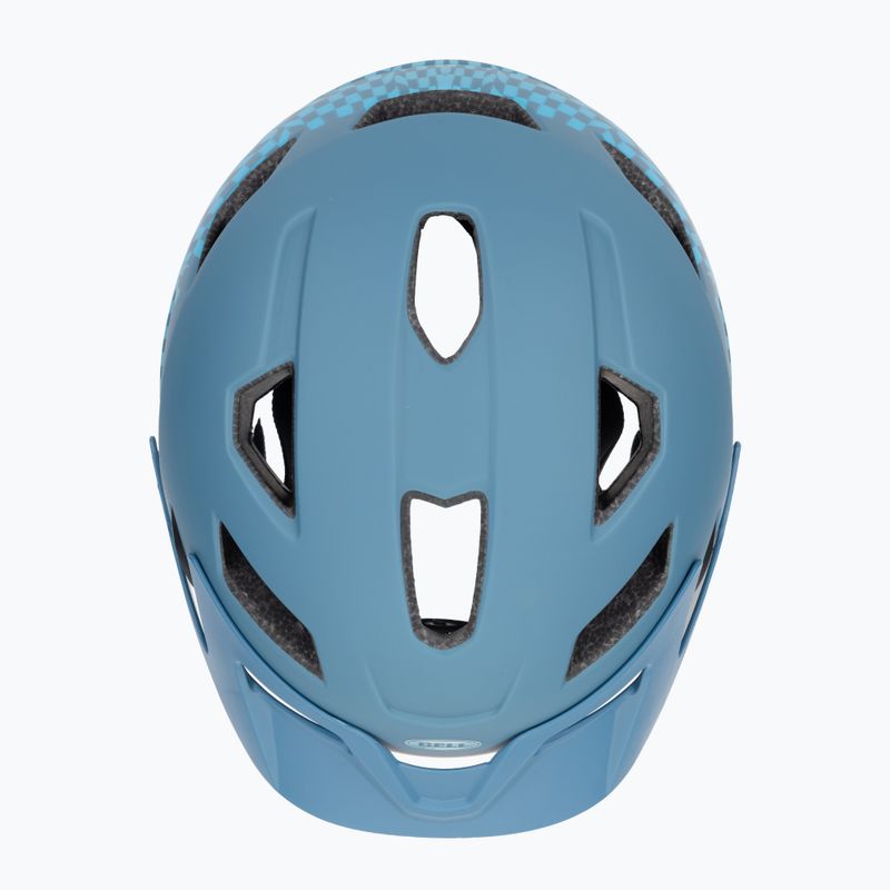 Casco da bici per bambini Bell Sidetrack Jr blu opaco 6