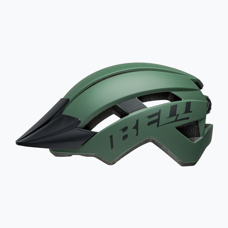 Casco da bici per bambini Bell Sidetrack II verde opaco 2