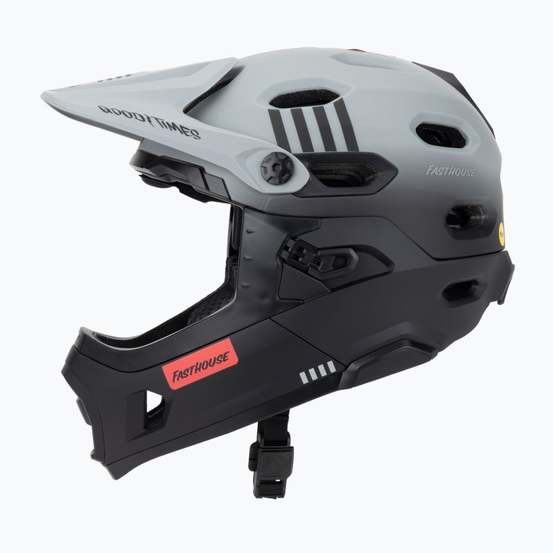 Casco da bici Bell FF Super DH MIPS Spherical grigio opaco/nero 3