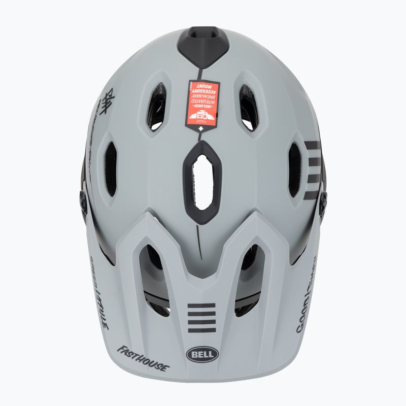 Casco da bici Bell FF Super DH MIPS Spherical grigio opaco/nero 6