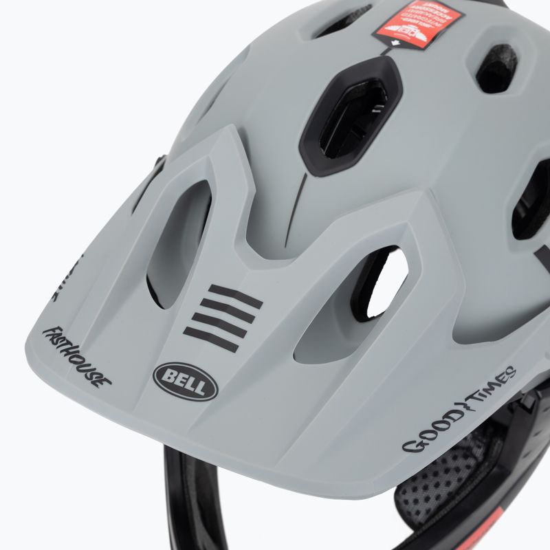 Casco da bici Bell FF Super DH MIPS Spherical grigio opaco/nero 9