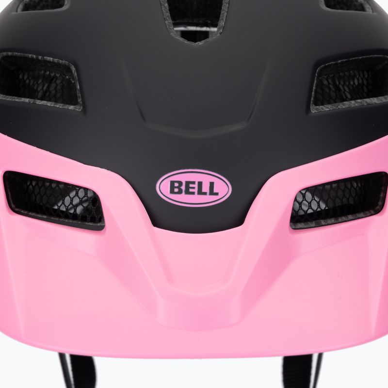 Casco da bici per bambini Bell Sidetrack Jr rosa opaco 7