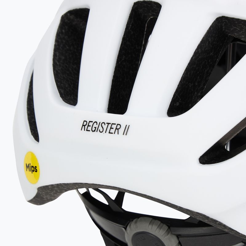 Casco da bicicletta Giro Register II Integrated MIPS bianco opaco/carbonio 8