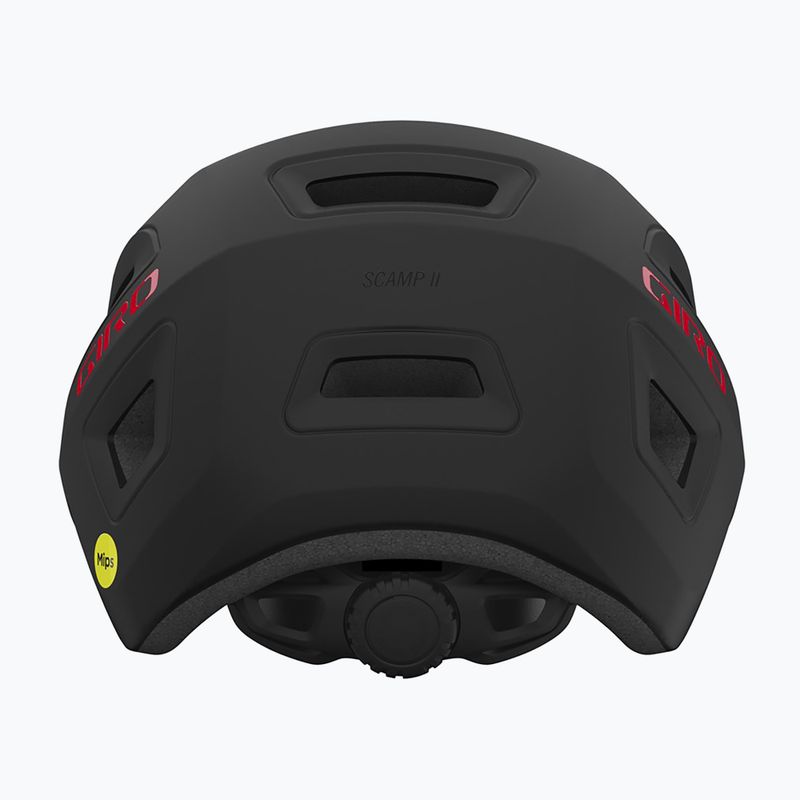 Casco da bici per bambini Giro Scamp II nero opaco/rosso 3