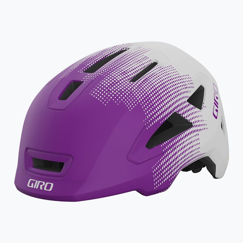 Casco da bici per bambini Giro Scamp II torri viola opaco