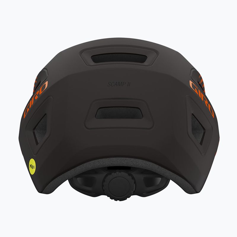 Giro Scamp II Integrated MIPS arancione opaco torri casco da bici per bambini 3