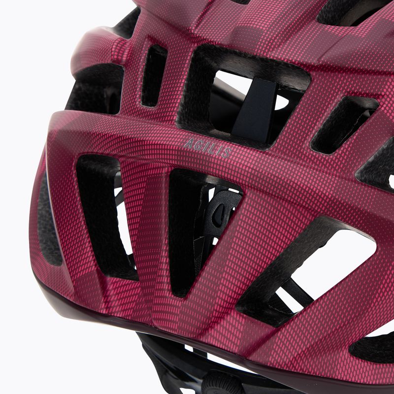Giro Agilis Integrated MIPS casco bici torri ciliegio scuro opaco 7