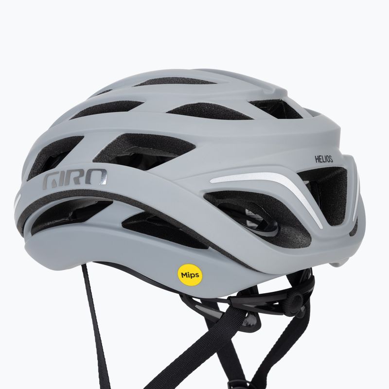 Giro Helios Spherical MIPS casco da bici in pelle di squalo opaca 8