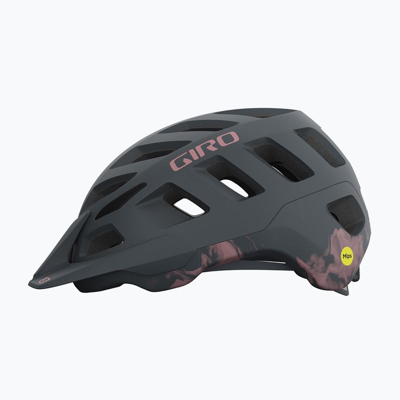 Casco da bici Giro Radix opaco rosa polveroso cosmico 2