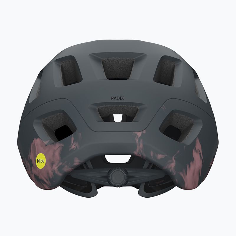 Casco da bici Giro Radix opaco rosa polveroso cosmico 3