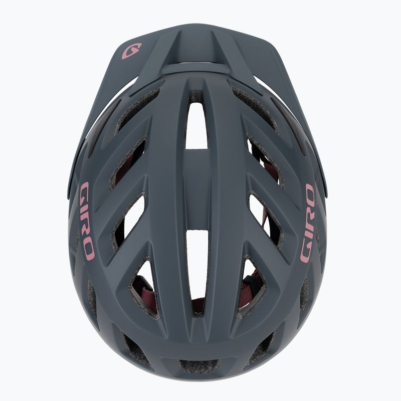 Casco da bici Giro Radix opaco rosa polveroso cosmico 6
