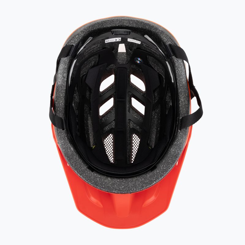 Giro Fixture II Integrated MIPS casco da bici per bambini rosso opaco fade 5