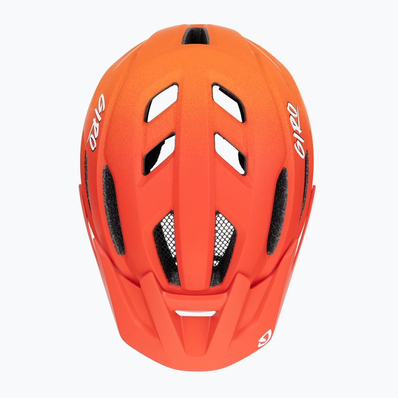 Giro Fixture II Integrated MIPS casco da bici per bambini rosso opaco fade 6