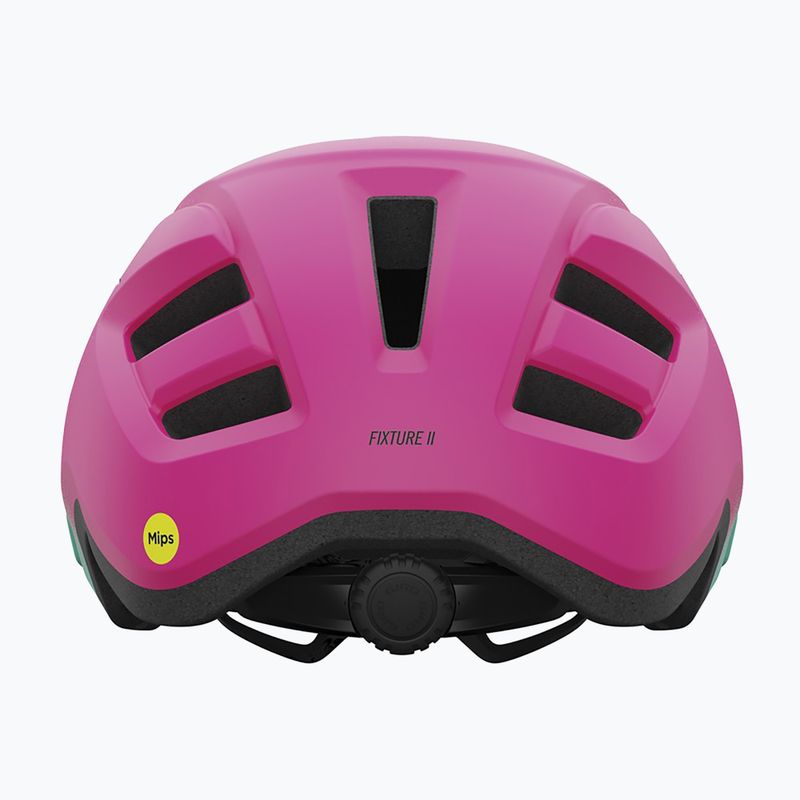 Giro Fixture II Integrated MIPS casco da bici per bambini in dissolvenza verde acqua opaca 3