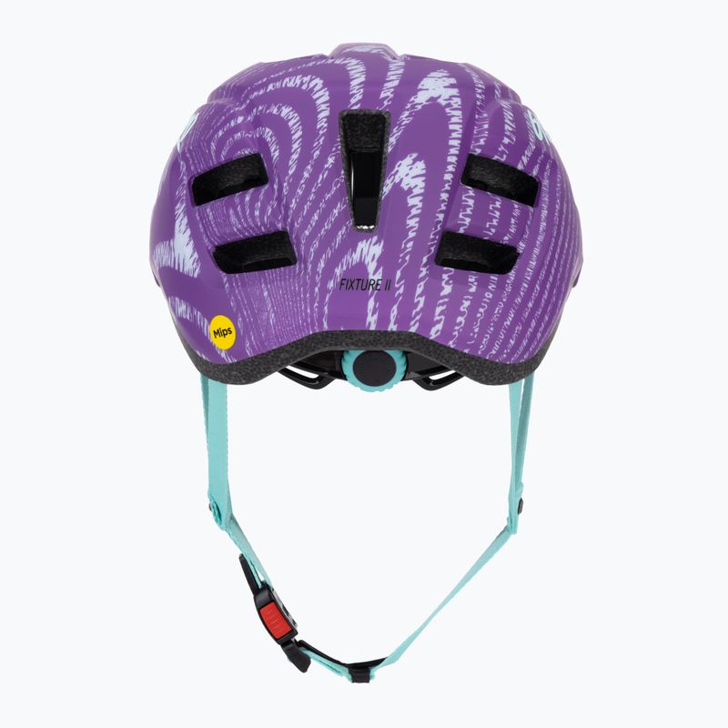 Giro Fixture II Integrated MIPS viola opaco increspato casco da bici per bambini 4