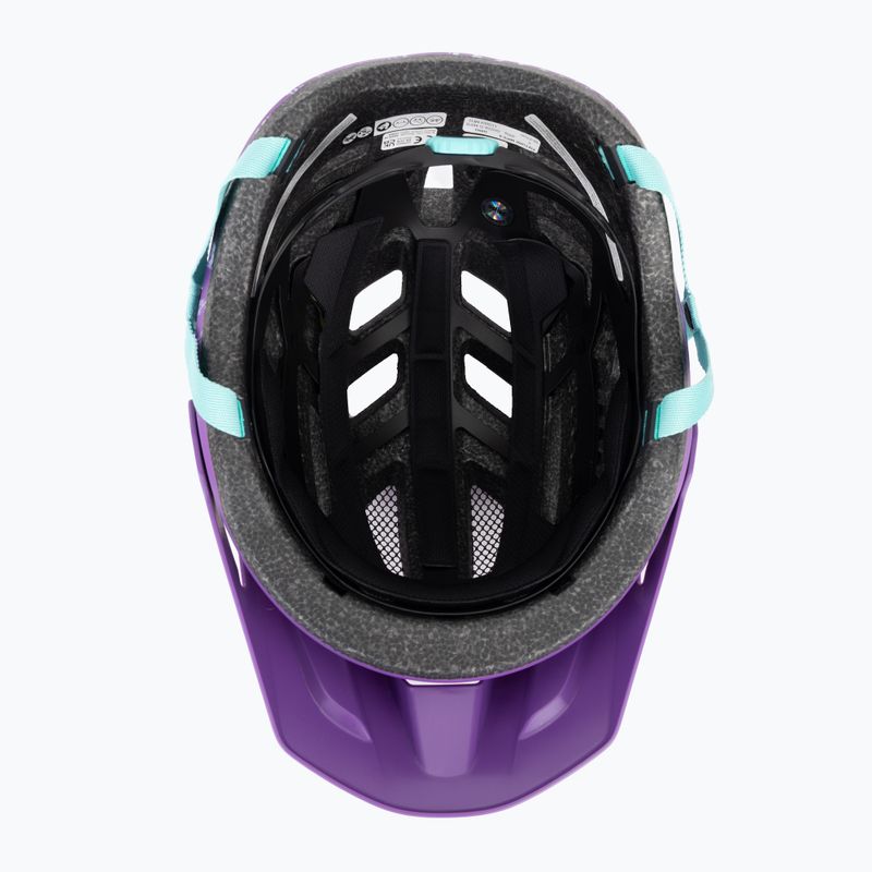 Giro Fixture II Integrated MIPS viola opaco increspato casco da bici per bambini 5