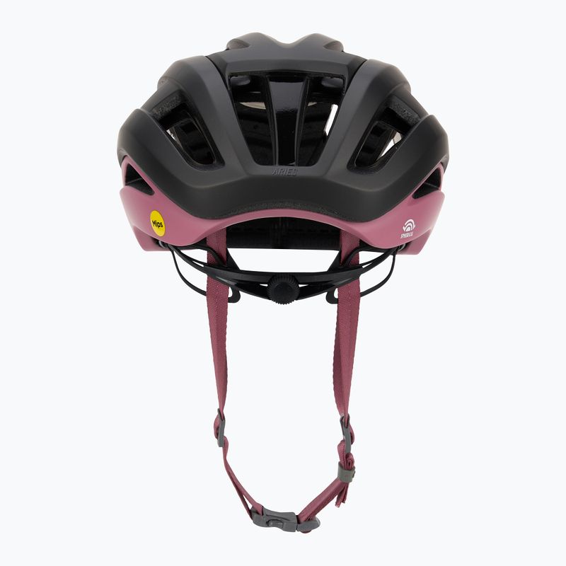 Casco da bici Giro Aries Spherical MIPS opaco metallizzato carbone/rosa polveroso 3