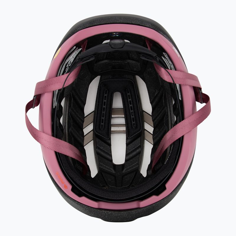 Casco da bici Giro Aries Spherical MIPS opaco metallizzato carbone/rosa polveroso 6