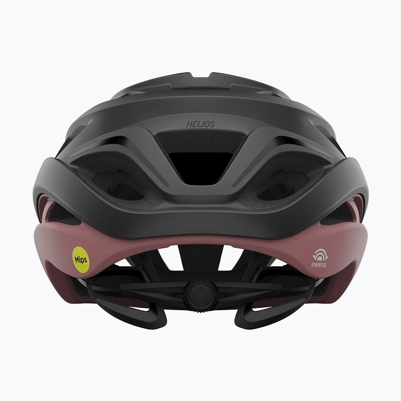 Giro Helios Spherical MIPS casco da bicicletta carbone matallico/rosa polveroso 3