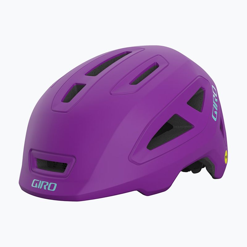 Casco da bici per bambini Giro Scamp II Jr viola opaco 8