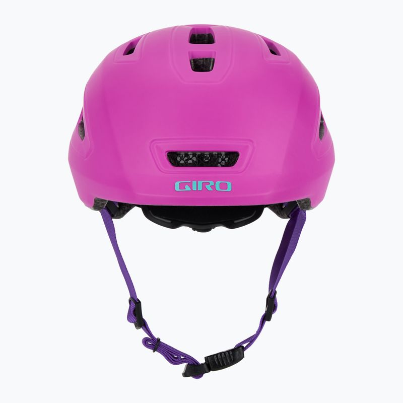Casco da bici per bambini Giro Scamp II Jr viola opaco 2