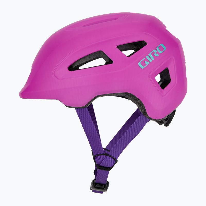 Casco da bici per bambini Giro Scamp II Jr viola opaco 4